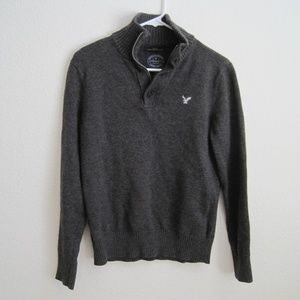 American Eagle Half Zip Sweater - Size Medium